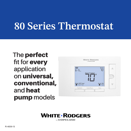 80 Series Thermostat Shelf Talker