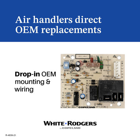 Direct OEM Replacement Air Handlers Shelf Talker