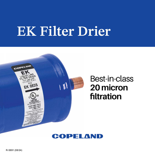 EK Filter Drier Shelf Talker