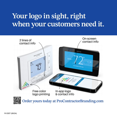 Contractor Branding Shelf Talker