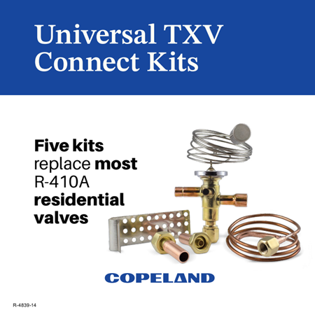 TXV Connect Kits Shelf Talker