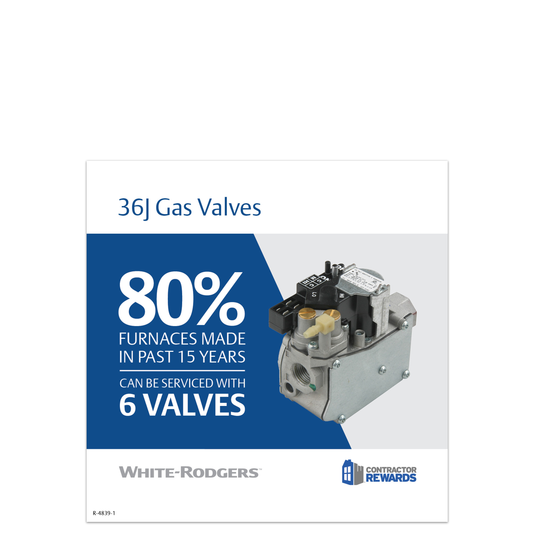 36J Gas Valves Shelf Talker