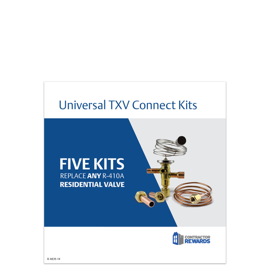 TXV Connect Kits Shelf Talker