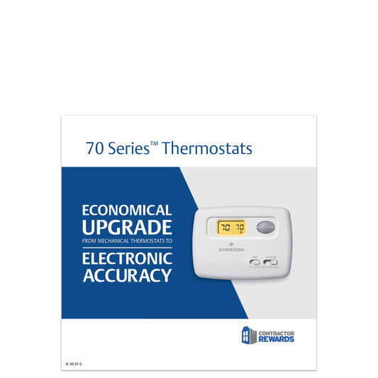 Classic 70 Series™ Thermostat Shelf Talker